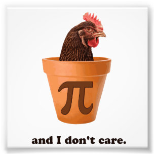 Impression Photo Pot de poulet pi (et moi ne font pas le soin)