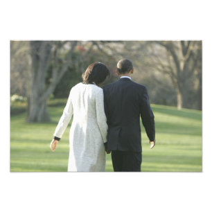 Impression Photo Président Barack Obama et Première Dame Michelle