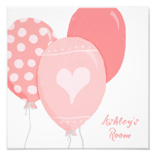 Impression Photo Pretty Rose Balloons Nursery