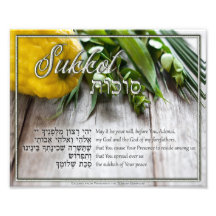 Prière en hébreu Sukkot pour le Sukkah
