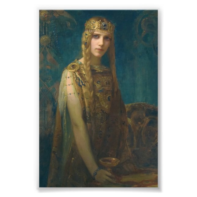 Impression Photo Princesse Helen portant une couronne (Devant)