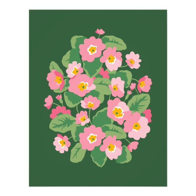 Impression Photo Prirose en fleurs (Devant)
