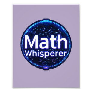 Impression Photo Prof de maths chuchoteur de maths