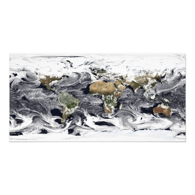 Impression Photo Projection cylindrique équidistale (Devant)