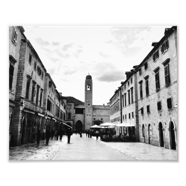 Impression Photo Promenade de Dubrovnik (Devant)