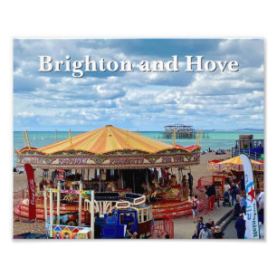 Impression Photo Promenade en front de mer de Brighton et de Hove