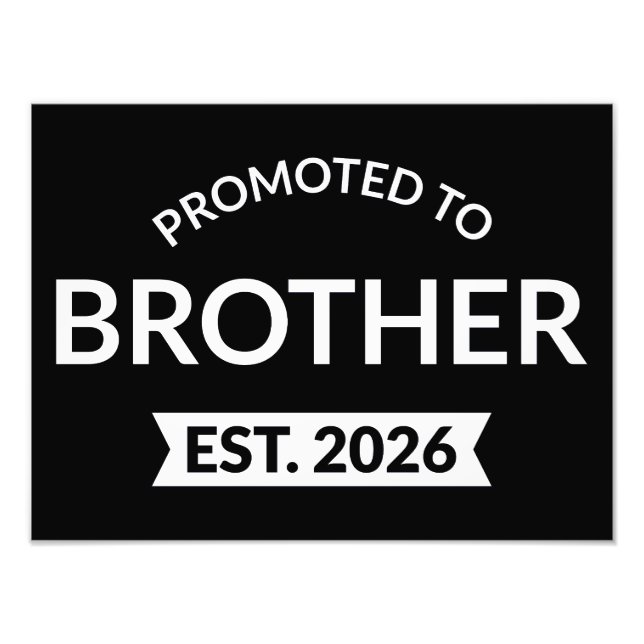 Impression Photo Promu À Frère Est. 2026 II (Devant)