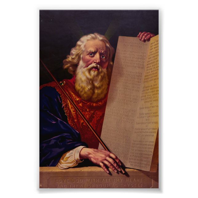 Impression Photo Prophet Moses on Mount Sinai – High-Fidelity Epic  (Devant)