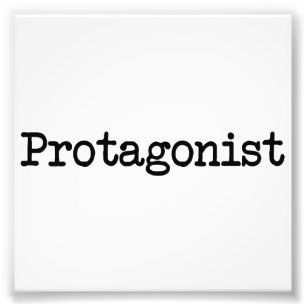 Impression Photo Protagoniste Principal Caractère De La Vie