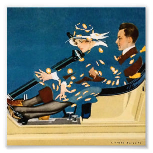 Impression Photo Publicité pour les bas C Coles Phillips dans une v