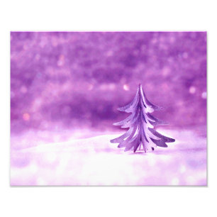 Impression Photo Purple Christmas Wonderland