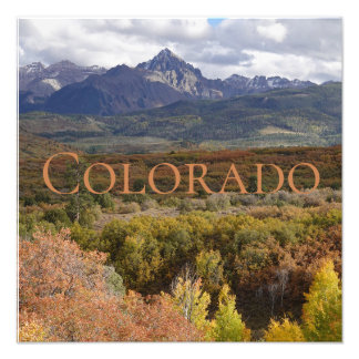 Impression Photo Purple Mountain Contrasts Colorado