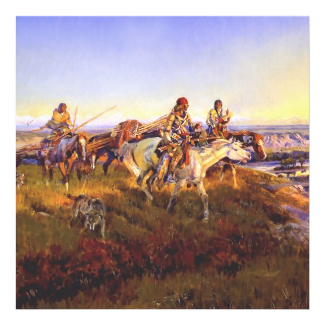 Impression Photo "Quand les hommes blancs deviennent rouges" par Ch (Devant)