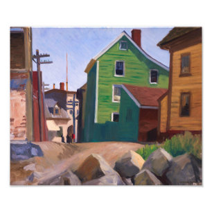 Impression Photo Quartier italien, Gloucester Edward Hopper