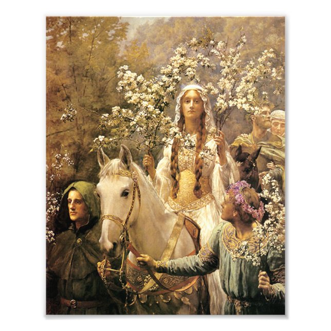 Impression Photo Queen Guinevere Maying Print (Devant)