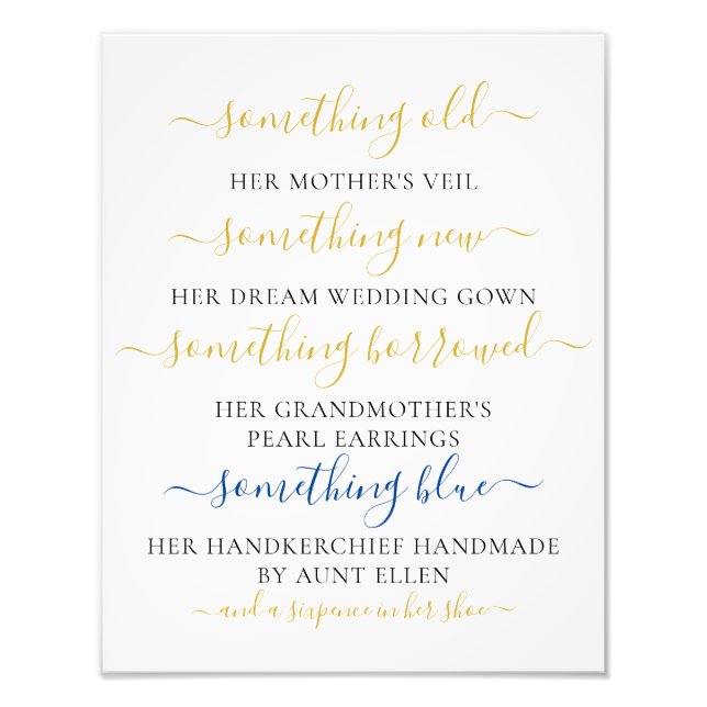 Impression Photo Quelque chose d'ancien quelque chose de nouveau si (Devant)