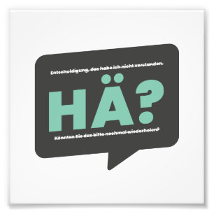 Impression Photo Quoi ? Définition de l'humour allemand