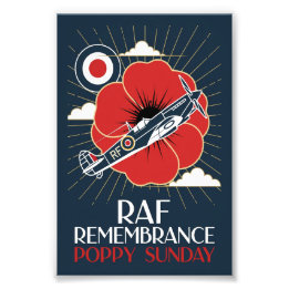 Impression Photo RAF Art Deco Remembrance Day Edition