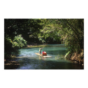 Impression Photo Rafting sur la rivière Martha Brae, Falmouth,