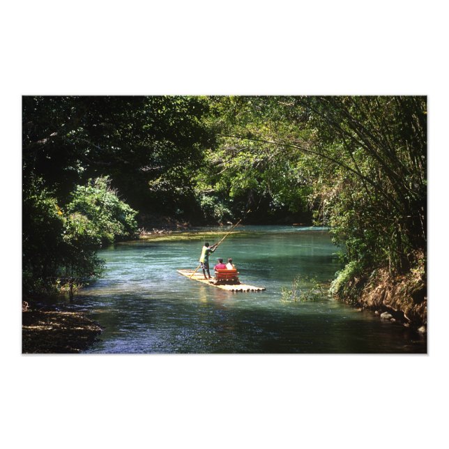 Impression Photo Rafting sur la rivière Martha Brae, Falmouth, (Devant)