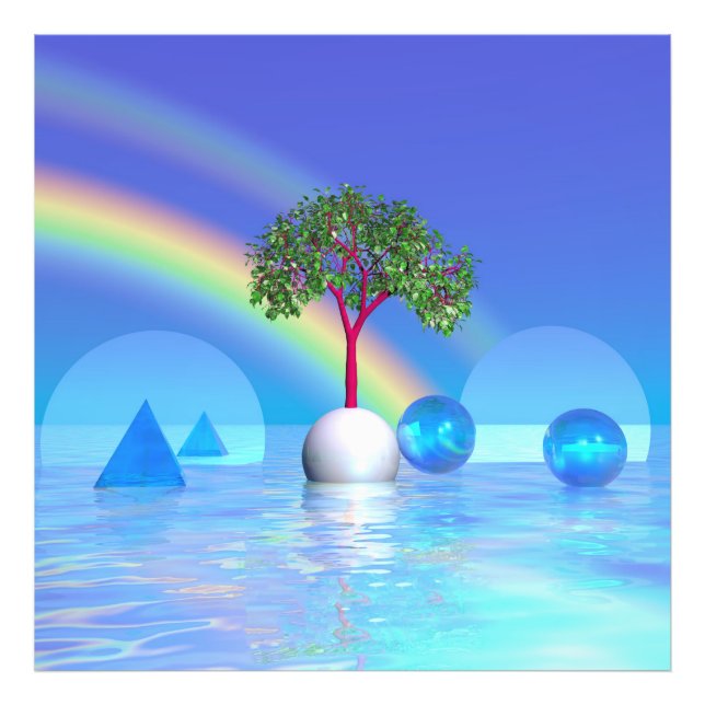 Impression Photo Rainbow Tree (Devant)