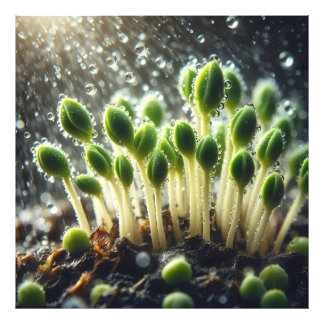 Impression Photo Rainy Growth -
