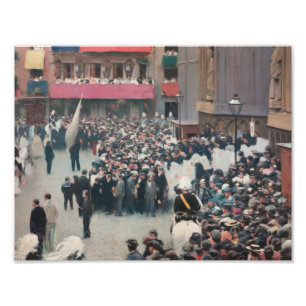 Impression Photo Ramon Casas - Procession Corpus Christi