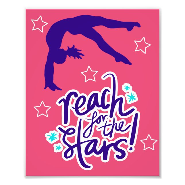 Impression Photo Reach for the Stars Gymnastique Tumbling (Devant)