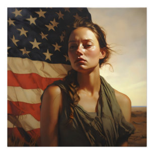 Impression Photo Réalisme American Girl