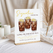 Recette de cocktail signature Long Island Iced Tea