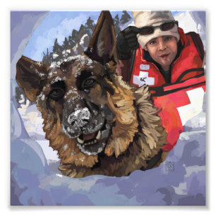 Impression Photo Rechercher et Secourir