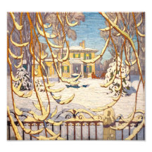 Red Sleigh House, Hiver | Lawren Harris |