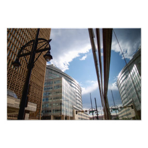 Impression Photo Réflexion du centre-ville