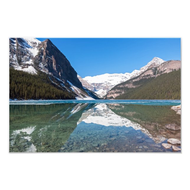Impression Photo Réflexion sur Lake Louise - Banff NP, Canada (Devant)