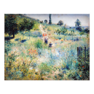 Impression Photo Renoir - Chemin menant à travers l'herbe haute