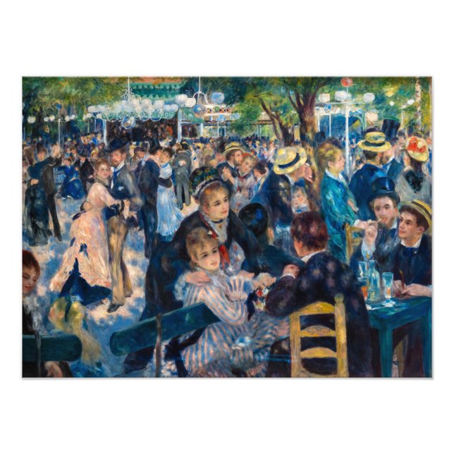 Impression Photo Renoir - Danse au Moulin de la Galette (Devant)
