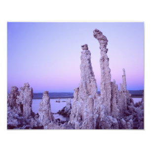 Impression Photo Réserve de Mono Lake. Californie. États-Unis Tufa