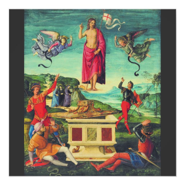 Impression Photo Résurrection de Jésus Christ par Raphael (Devant)