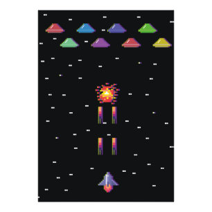 Impression Photo Retro 1908s Jeux vidéo arcade