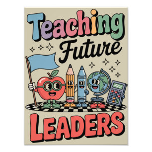 Impression Photo Retro Enseigner les futurs leaders Enseignant Supe