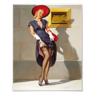 Impression Photo Retro Pin-Up Girl