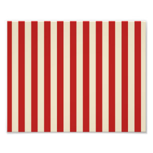 Impression Photo Retro Vintage Vertical PopCorn Classic Stripes