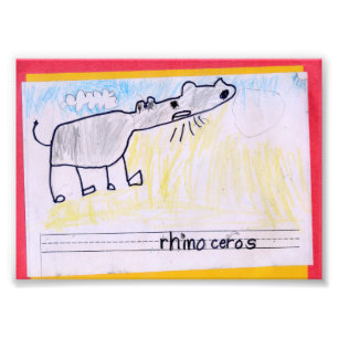 Impression Photo Rhinoceros
