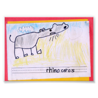 Impression Photo Rhinoceros