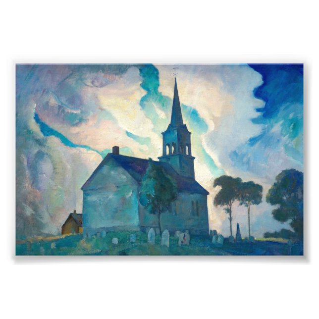 Impression Photo Ridge Church par Newell Convers Wyeth (Devant)