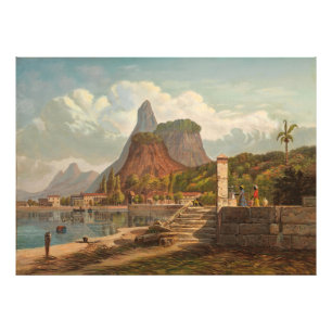 Impression Photo Rio de Janeiro, Mont Corcovado et Baie de Botafago