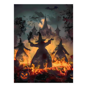 Impression Photo Rituel de l'Heure Sorcière – Danse de Feu des Troi