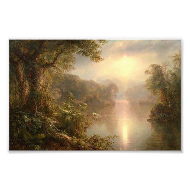 Impression Photo Rivière de la Lumière, église Frederic Edwin (Devant)