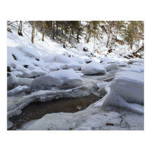 Rivière de montagne hivernale – Wild Nature Rouman