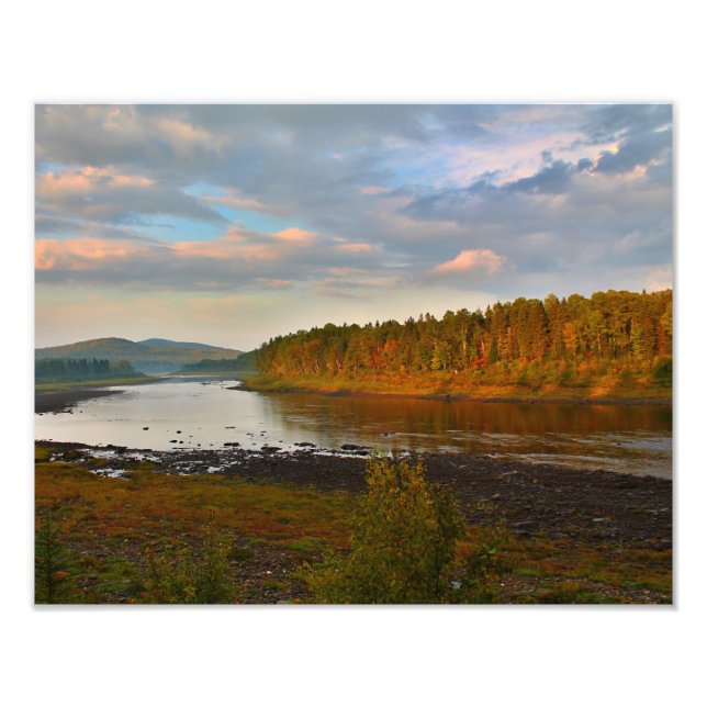 Impression Photo Rivière St. John à la Gage Narrow à St. Francis (Devant)